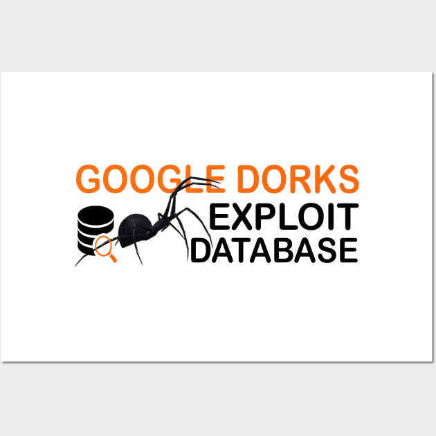 Cyber security - Ethical Hacker - Google Dorks Exploit Database Wall Art by Cyber Club Tees